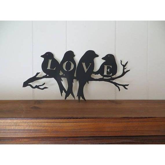 Metal Wall Art, Birds On Branch Wall Art, Metal Wall Decor , Bird Art , Metal Art , Metal Sign , Metal top , Home Decor , Wall Decor , Wall Art